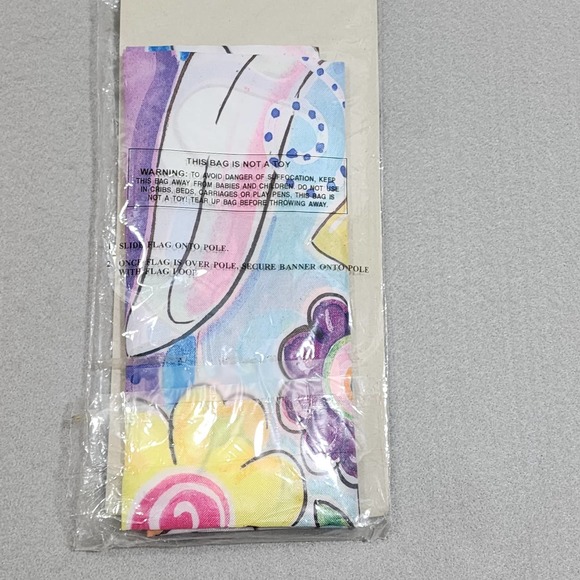 Michaels' Exclusive Welcome Easter Bunny Art Reflections Banner 25"x38" NIP - Picture 4 of 6